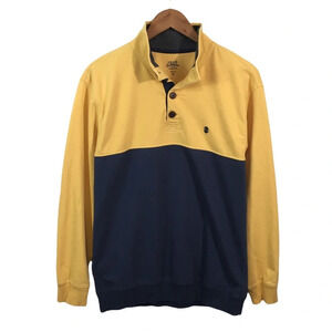 B1 Mens IZOD SALTWATER Rugby Style Casual Sweatshirt M